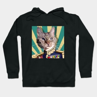 Waldo the conqueror cat Hoodie